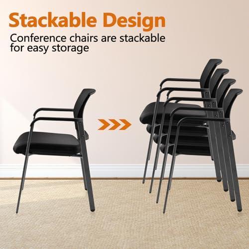 Discover Our Comfort: Review‌ of CLATINA's Versatile Stacking Chairs